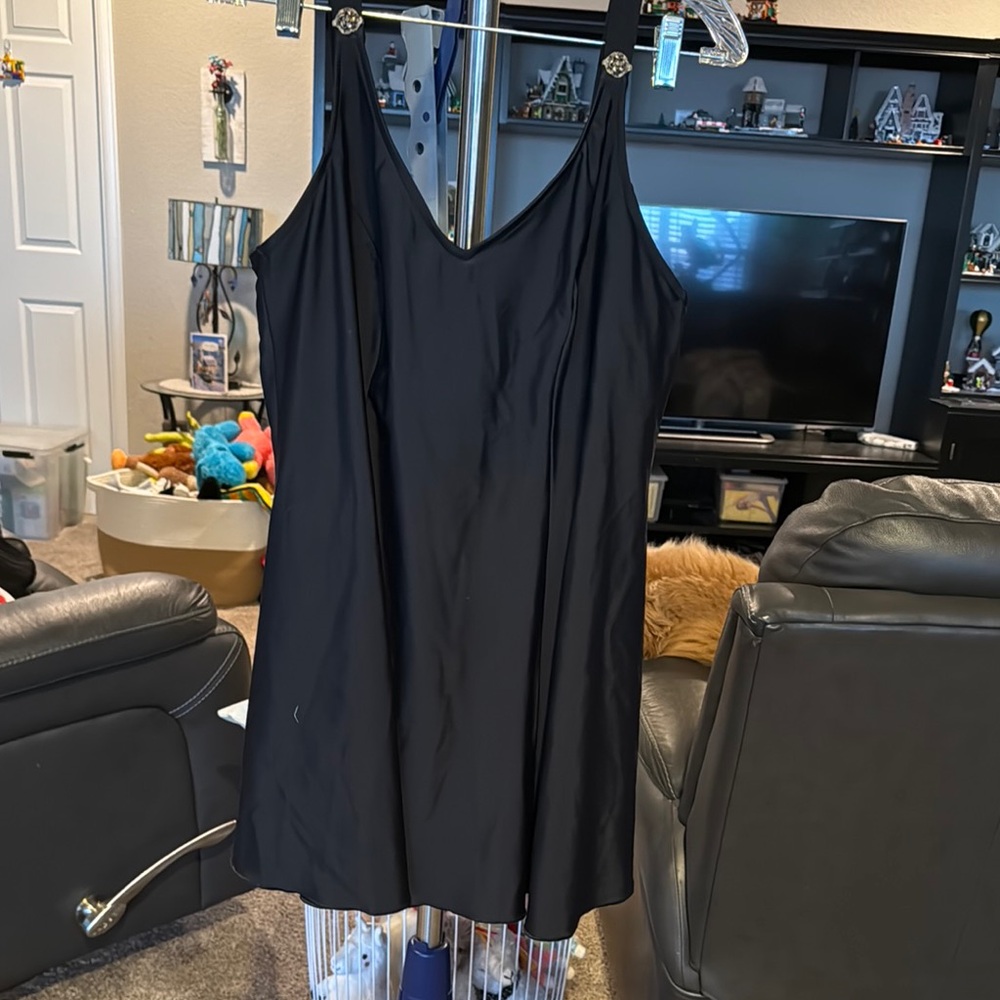 Christina Swimdress  Black swimsuit. Size 20